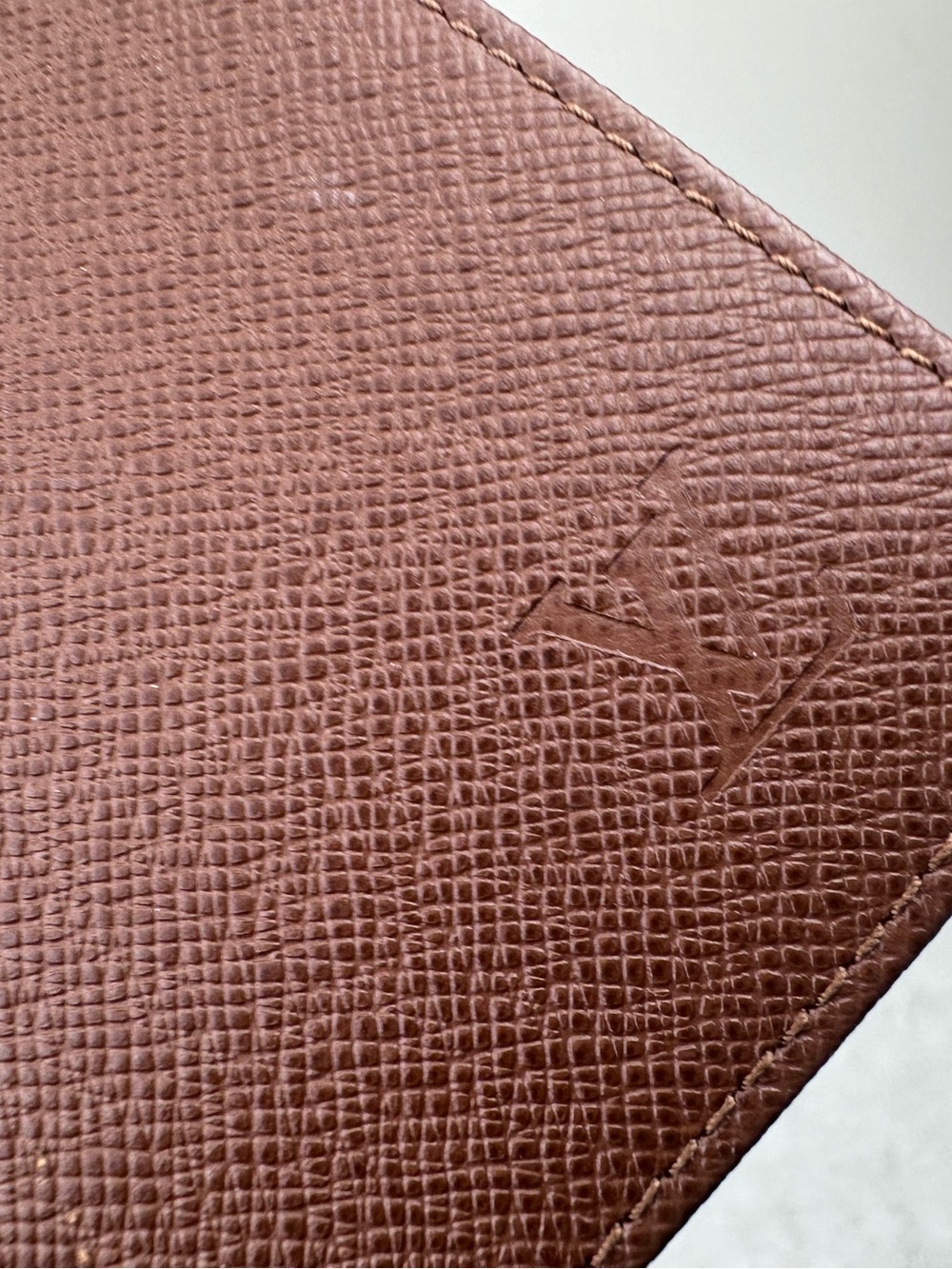 Men's Brown Leather Passport Holder